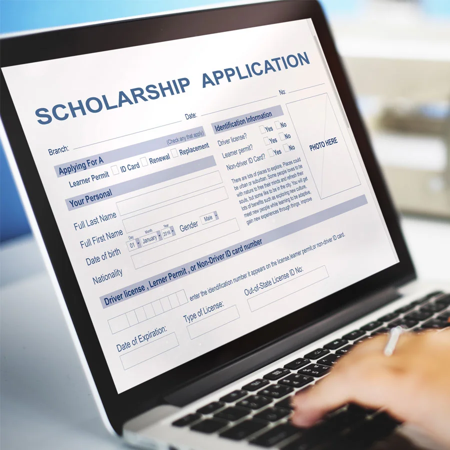 Illustration of scholarship exam challenges